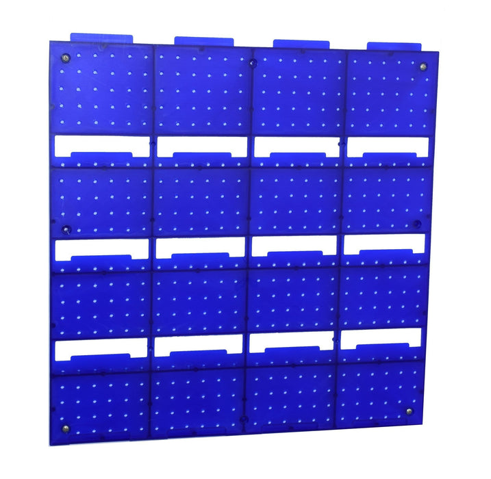 Wall Storage Kit 16 Plastic Parts Bins & Panel (VPB05), VPB05, Filstorage