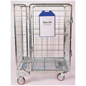 Wire Hanging Pockets (Various Sizes), A4 Vertical - Pack of 10, Filstorage