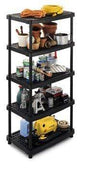 Vented Recycled Plastic Shelving 70kg/level 2436/5 - Filstorage