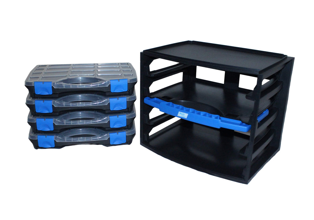 Travel Compartment Organiser (Set of 4 Organisers in Case with Carry Handle), TMULTI1, Filstorage