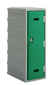 LK3 Plastic Locker 900mm H, 900mm High / Blue / Key Operated Lock, Filstorage