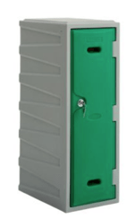 LK3 Plastic Locker 900mm H, 900mm High / Blue / Key Operated Lock, Filstorage