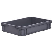 10 x Euro Stacking Containers (600x400x120mm) M200A, Green, Filstorage