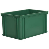 10 x Euro Stacking Containers (600x400x325mm) M202A, Green, Filstorage