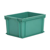 10 x Euro Stacking Containers (400x300x220mm) M204A, Green, Filstorage