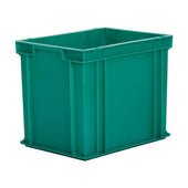 10 x Euro Stacking Containers (400x300x325mm) M205A, Green, Filstorage