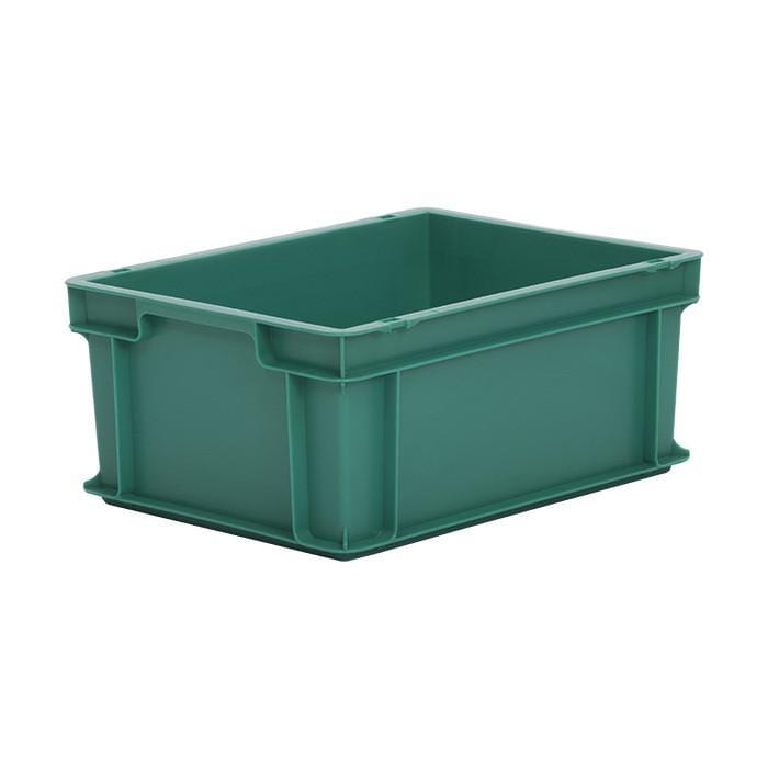 10 x Euro Stacking Containers (400x300x170mm) M207A, Green, Filstorage