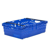 Supermarket Bale Arm Stacking Logistics Crate 35L, Blue, Filstorage