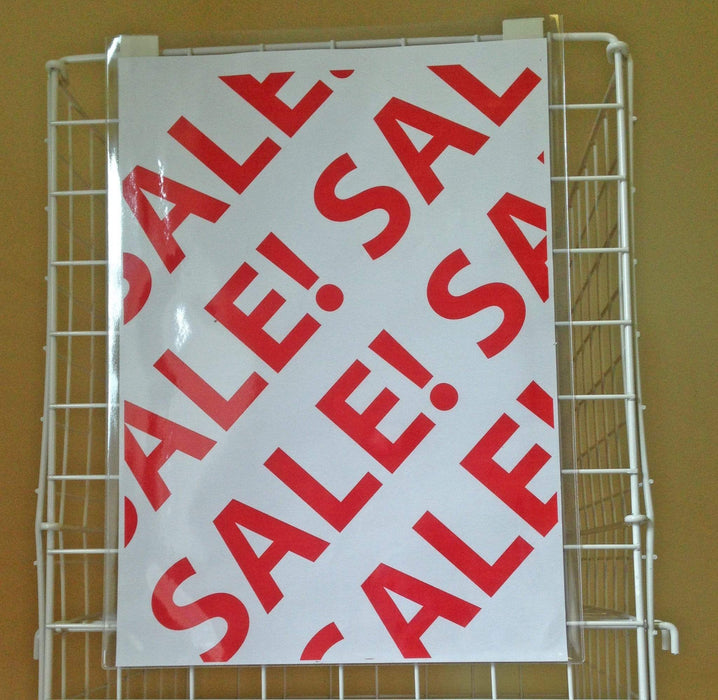 Clip On Sign For Dump Bin (A3/A4), A4 Size, Filstorage